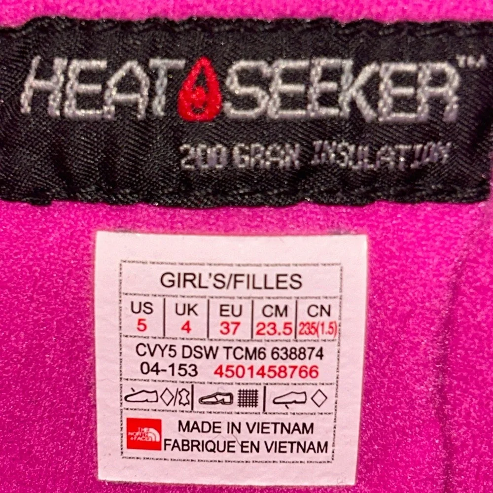 The North Face NWOT Girls Shellista Lace Suede Faux fur Nordic Knit Boots